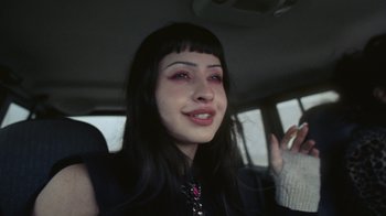 Movie still from “Pendant - Static Dream” (2022), directed by Ramez Silyan – Extreme Close Up shot, High angle