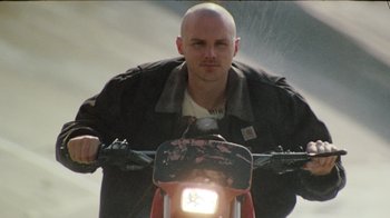 Movie still from “Pendant - Static Dream” (2022), directed by Ramez Silyan – Close Up shot, Low angle