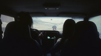 Movie still from “Pendant - Static Dream” (2022), directed by Ramez Silyan – Extreme Wide shot, High angle