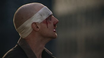 Movie still from “Pendant - Static Dream” (2022), directed by Ramez Silyan – Close Up shot, Low angle