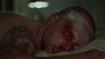 Movie still from “Pendant - Static Dream” (2022), directed by Ramez Silyan – Close Up shot, Overhead angle
