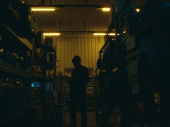 Movie still from “Stephan Moccio - Halston” (2022), directed by João Retorta – Extreme Wide shot, Low angle