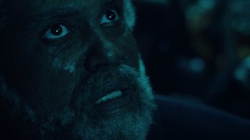 Movie still from “The Weeknd - Gasoline” (2022), directed by Matilda Finn – Extreme Close Up shot, High angle