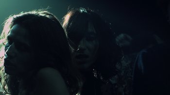 Movie still from “The Weeknd - Gasoline” (2022), directed by Matilda Finn – Extreme Close Up shot, Over the shoulder angle