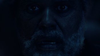 Movie still from “The Weeknd - Gasoline” (2022), directed by Matilda Finn – Extreme Close Up shot, Overhead angle