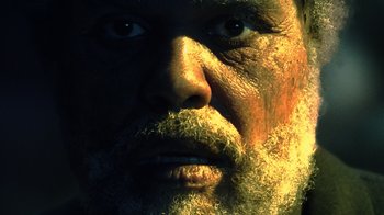 Movie still from “The Weeknd - Gasoline” (2022), directed by Matilda Finn – Extreme Close Up shot, High angle