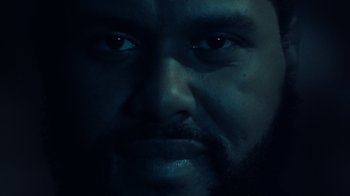 Movie still from “The Weeknd - Gasoline” (2022), directed by Matilda Finn – Extreme Close Up shot, Low angle