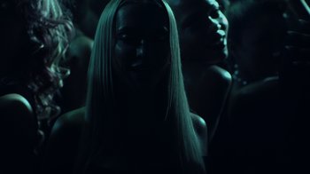 Movie still from “The Weeknd - Gasoline” (2022), directed by Matilda Finn – Medium shot, Low angle