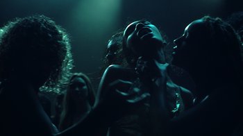 Movie still from “The Weeknd - Gasoline” (2022), directed by Matilda Finn – Extreme Close Up shot, Low angle