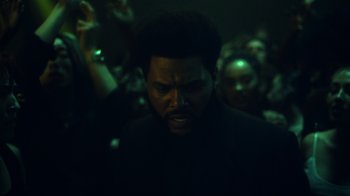Movie still from “The Weeknd - Gasoline” (2022), directed by Matilda Finn – Close Up shot, Low angle