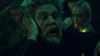 Movie still from “The Weeknd - Gasoline” (2022), directed by Matilda Finn – Close Up shot, Low angle