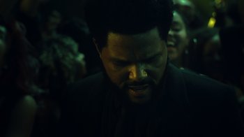 Movie still from “The Weeknd - Gasoline” (2022), directed by Matilda Finn – Close Up shot, Low angle