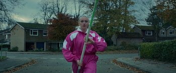 Movie still from “alt-J - Hard Drive Gold” (2022), directed by Newman-Wallace – Medium shot, Low angle