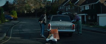 Movie still from “alt-J - Hard Drive Gold” (2022), directed by Newman-Wallace – Wide shot, Low angle