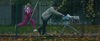 Movie still from “alt-J - Hard Drive Gold” (2022), directed by Newman-Wallace – Wide shot, Low angle