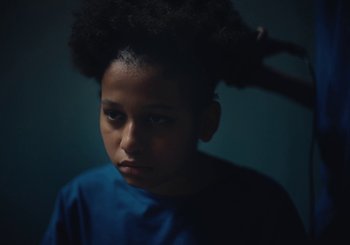 Movie still from “Nego Bala - Sonho” (2021), directed by Douglas Bernardt – Close Up shot, Over the shoulder angle