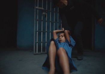 Movie still from “Nego Bala - Sonho” (2021), directed by Douglas Bernardt – Wide shot, High angle