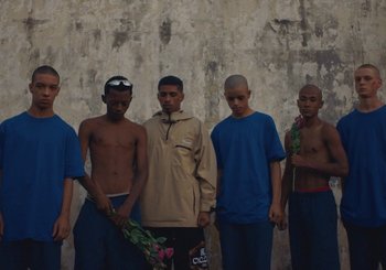 Movie still from “Nego Bala - Sonho” (2021), directed by Douglas Bernardt – Wide shot, High angle