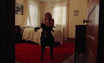 Movie still from “Jurdan Bryant - Enough” (2021), directed by Alonzo Hellerbach – Wide shot, High angle
