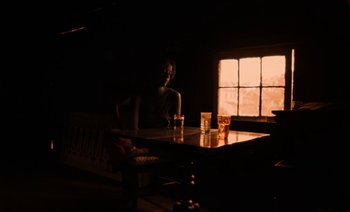 Movie still from “Jurdan Bryant - Enough” (2021), directed by Alonzo Hellerbach – Extreme Wide shot, High angle