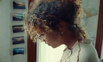 Movie still from “Jurdan Bryant - Enough” (2021), directed by Alonzo Hellerbach – Close Up shot, Over the shoulder angle