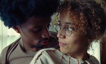 Movie still from “Jurdan Bryant - Enough” (2021), directed by Alonzo Hellerbach – Close Up shot, Over the shoulder angle