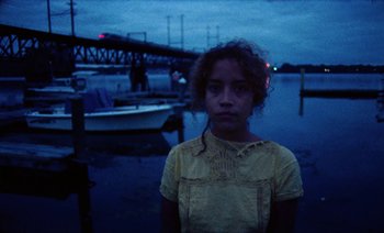 Movie still from “Jurdan Bryant - Enough” (2021), directed by Alonzo Hellerbach – Close Up shot, Low angle