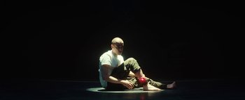 Movie still from “Husky - Invisible” (2021), directed by Evgenii Bakirov – Wide shot, High angle