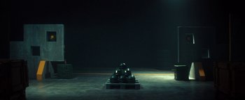 Movie still from “Husky - Invisible” (2021), directed by Evgenii Bakirov – Extreme Wide shot, High angle