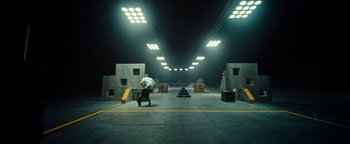 Movie still from “Husky - Invisible” (2021), directed by Evgenii Bakirov – Extreme Wide shot, Low angle