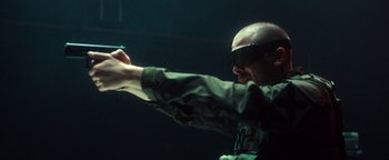 Movie still from “Husky - Invisible” (2021), directed by Evgenii Bakirov – Close Up shot, Low angle