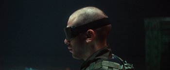 Movie still from “Husky - Invisible” (2021), directed by Evgenii Bakirov – Close Up shot, Low angle