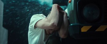Movie still from “Husky - Invisible” (2021), directed by Evgenii Bakirov – Close Up shot, High angle