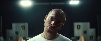 Movie still from “Husky - Invisible” (2021), directed by Evgenii Bakirov – Close Up shot, Low angle
