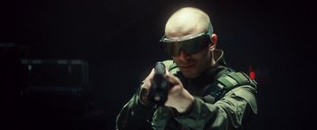 Movie still from “Husky - Invisible” (2021), directed by Evgenii Bakirov – Close Up shot, Low angle