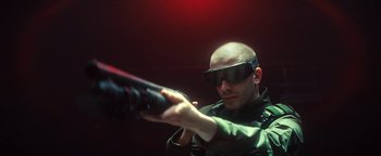 Movie still from “Husky - Invisible” (2021), directed by Evgenii Bakirov – Close Up shot, Low angle