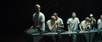 Movie still from “Husky - Invisible” (2021), directed by Evgenii Bakirov – Wide shot, High angle