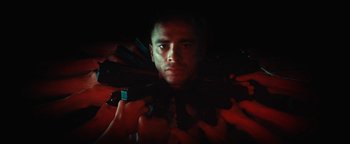 Movie still from “Husky - Invisible” (2021), directed by Evgenii Bakirov – Medium shot, Low angle