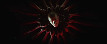 Movie still from “Husky - Invisible” (2021), directed by Evgenii Bakirov – Extreme Close Up shot, Overhead angle