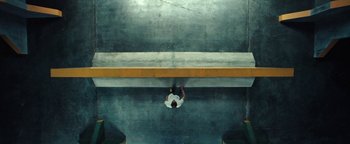 Movie still from “Husky - Invisible” (2021), directed by Evgenii Bakirov – Extreme Wide shot, Overhead angle