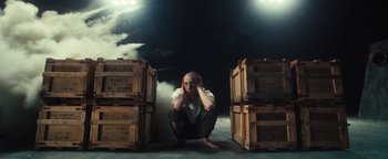 Movie still from “Husky - Invisible” (2021), directed by Evgenii Bakirov – Medium shot, Low angle