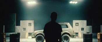 Movie still from “Husky - Invisible” (2021), directed by Evgenii Bakirov – Wide shot, Low angle