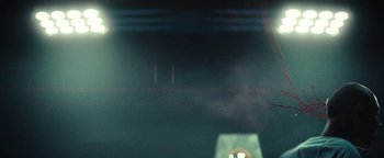 Movie still from “Husky - Invisible” (2021), directed by Evgenii Bakirov – Extreme Close Up shot, Low angle