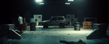 Movie still from “Husky - Invisible” (2021), directed by Evgenii Bakirov – Wide shot, High angle
