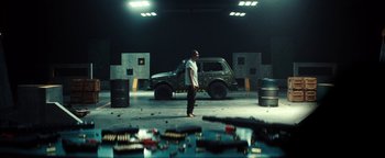 Movie still from “Husky - Invisible” (2021), directed by Evgenii Bakirov – Extreme Wide shot, Low angle