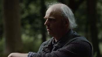 Movie still from “Radiohead - If You Say The Word” (2021), directed by Kasper Häggström – Close Up shot, Over the shoulder angle