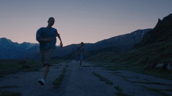 Movie still from “BadBadNotGood - Beside April” (2021), directed by Camille Summers-Valli – Wide shot, High angle