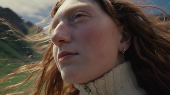 Movie still from “BadBadNotGood - Beside April” (2021), directed by Camille Summers-Valli – Extreme Close Up shot, Low angle