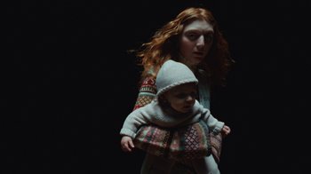 Movie still from “BadBadNotGood - Beside April” (2021), directed by Camille Summers-Valli – Medium shot, High angle