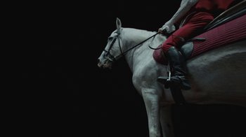 Movie still from “BadBadNotGood - Beside April” (2021), directed by Camille Summers-Valli – Medium shot, Low angle